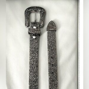 Silver Embellished Belt